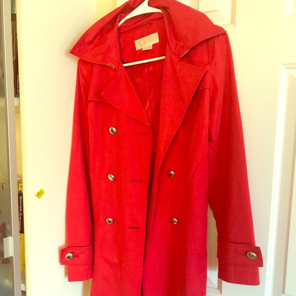 MICHAEL Michael Kors Jackets & Blazers - Michael Kors Red raincoat